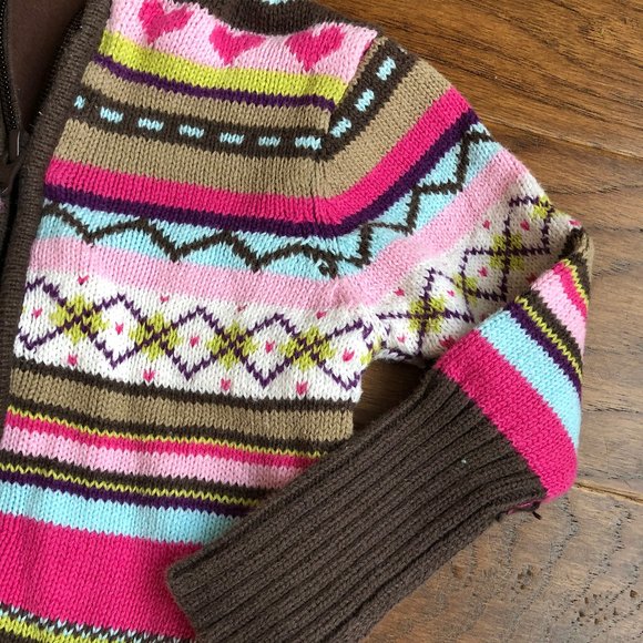 Nevada Multi-coloured zip up hoodie sweater - Picture 7 of 7